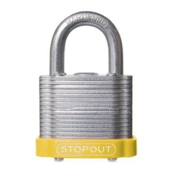 Accuform STOPOUT LAMINATED STEEL PADLOCKS KDL905YL KDL905YL